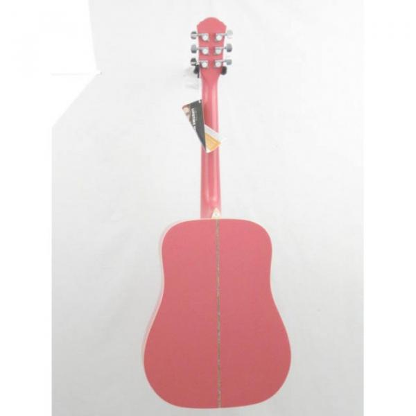 Oscar Schmidt OG1/P Smaller 3/4 Size Pretty Pink Acoustic Guitar #2 image