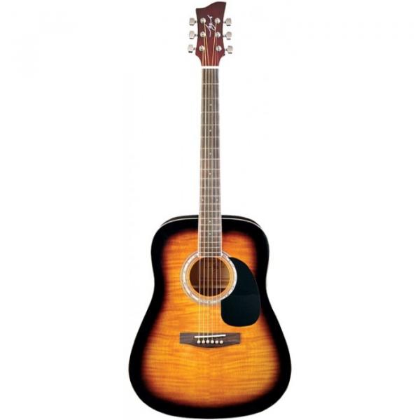 Jay Turser JJ-45F Series Acoustic Guitar Tobacco Sunburst #1 image