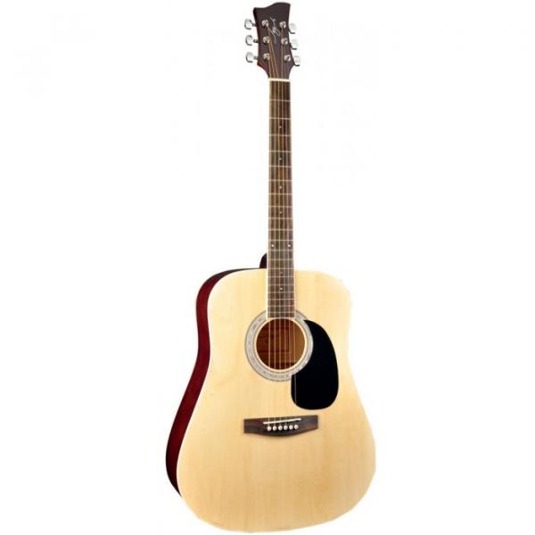 Jay Turser JJ-45 Series Acoustic Guitar Natural #1 image