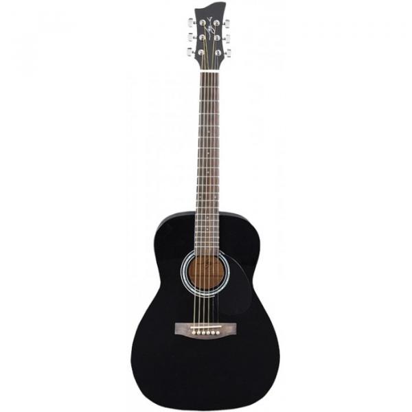 Jay Turser JJ-43 Series 3/4 Size Acoustic Guitar Black #1 image