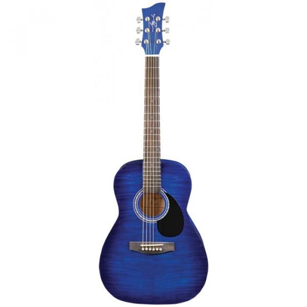 Jay Turser JJ-43F Series 3/4 Size Acoustic Guitar Blue Sunburst #1 image