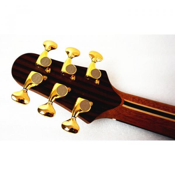 In Stock - Master level Sandwich Double Top Acoustic Guitar Model Artist A Free Fiberglass Case #4 image