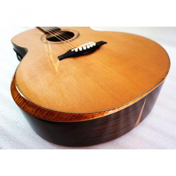 In Stock - All Solid Master Grade Double Top Acoustic Guitar Model Artist B Free Fiberglass Case #2 image