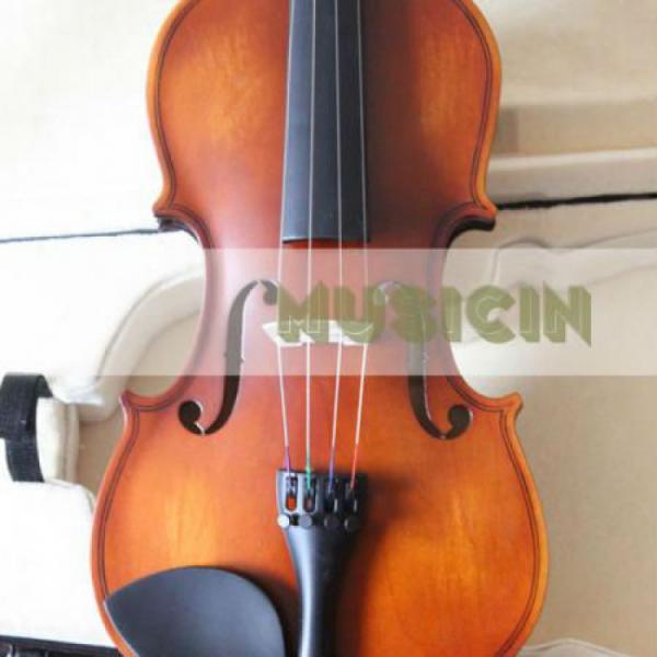 Full Size 4/4 Natural Acoustic Violin #1 image