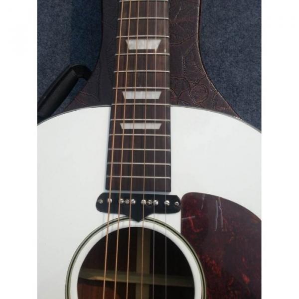 Custom Shop White John Lennon Acoustic Electric Guitar #2 image