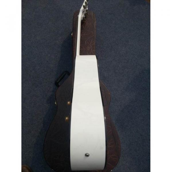 Custom Shop White John Lennon Acoustic Electric Guitar #4 image