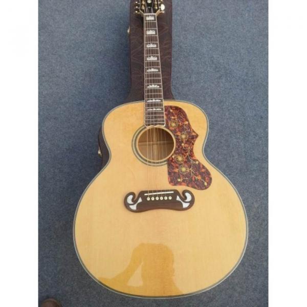 Custom Shop Tiger Maple Back Dove Hummingbird Natural Acoustic Guitar #1 image