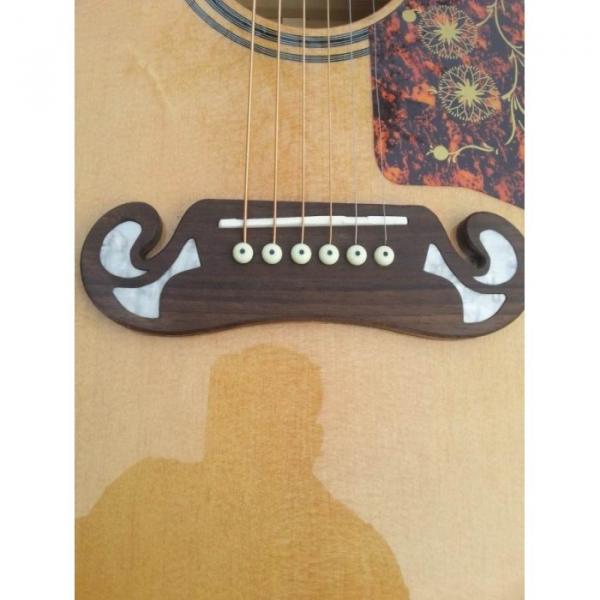 Custom Shop Tiger Maple Back Dove Hummingbird Natural Acoustic Guitar #3 image