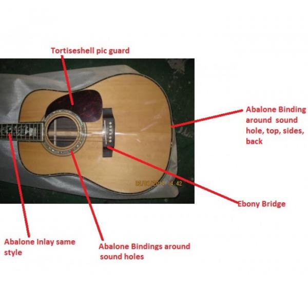 Custom Shop Project Press D28 Natural Acoustic Guitar Fishman EQ #4 image