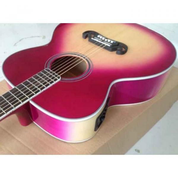 Custom Shop Pro SJ200 Purple Burst Acoustic Guitar #2 image