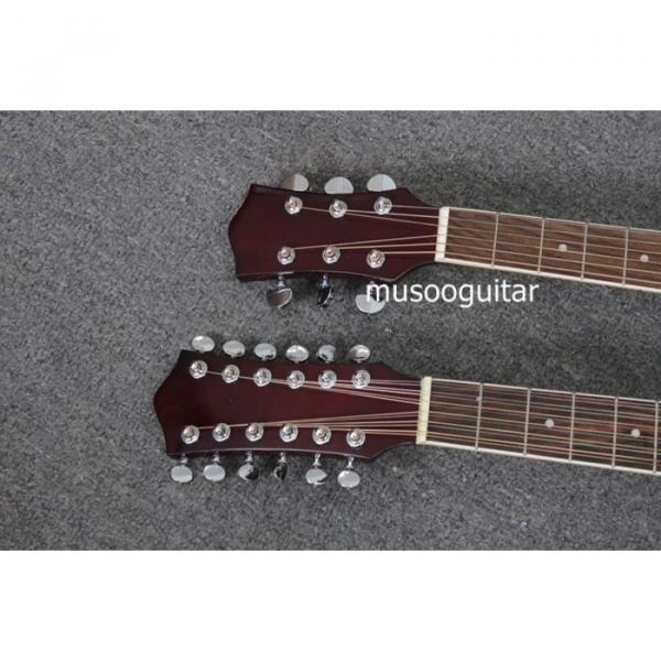 Custom Shop Natural Double Neck Acoustic Guitar #3 image