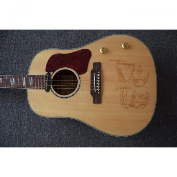 Custom Shop John Lennon  J160e Natural Acoustic Guitar #3 image