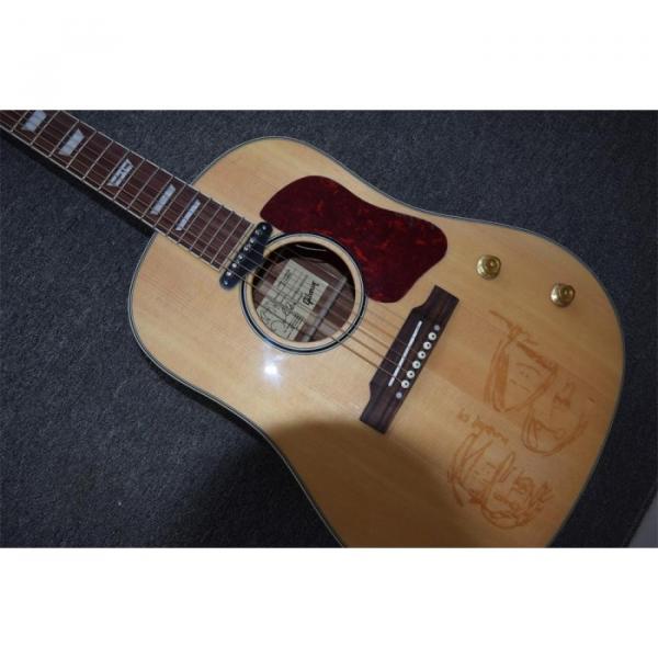 Custom Shop John Lennon  J160e Natural Acoustic Guitar #5 image