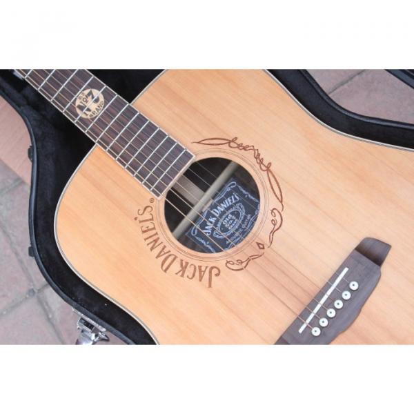 Custom Shop Jack Daniels Natural Acoustic Guitar #5 image