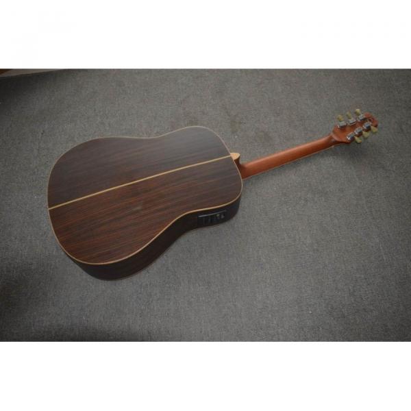 Custom Shop Jack Daniels Dark Acoustic Guitar with Fishman EQ Keystone Machine Heads #5 image