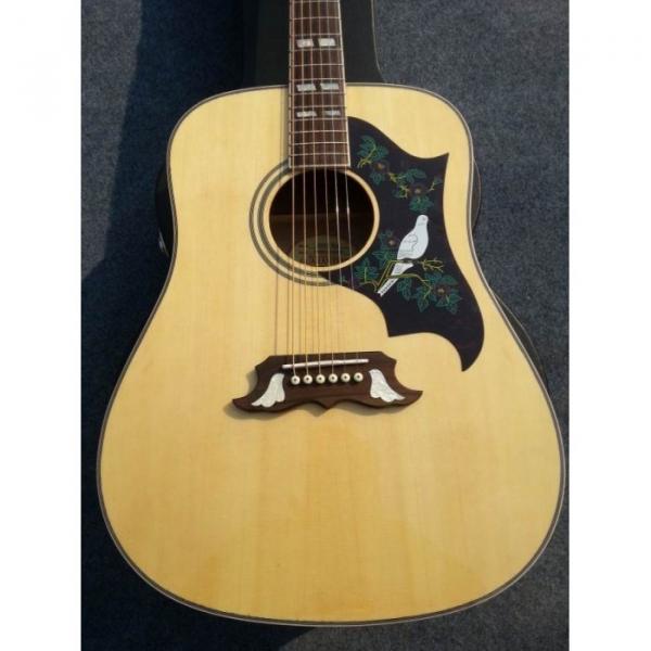 Custom Shop Dove Pro Natural Acoustic Guitar #1 image