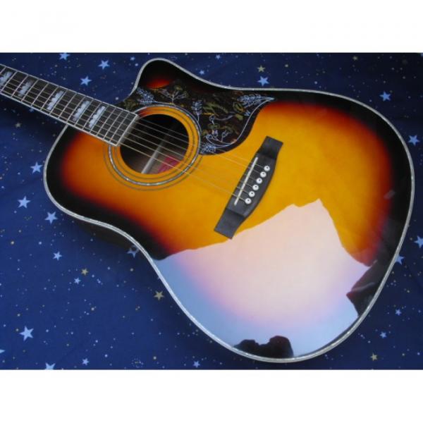 Custom Shop Hummingbird Dove Tobacco Cutaway Acoustic Guitar #5 image