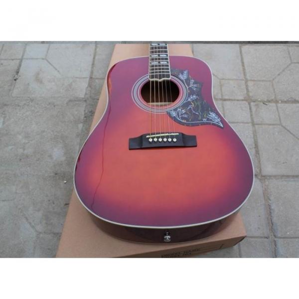 Custom Shop Hummingbird Dove Tobacco Burst Acoustic Guitar #1 image