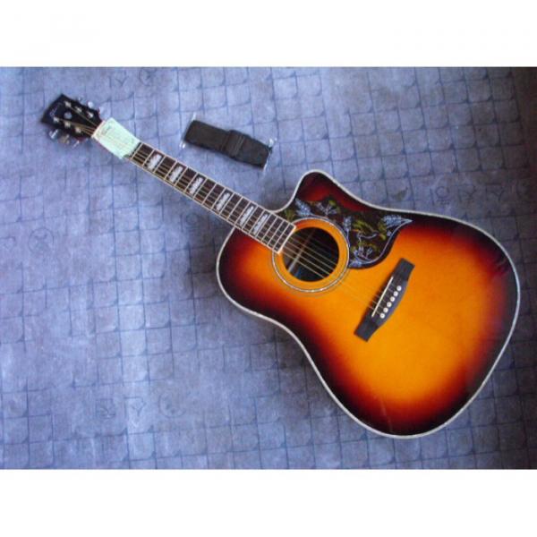 Custom Shop Hummingbird Dove Tobacco Acoustic Guitar #1 image