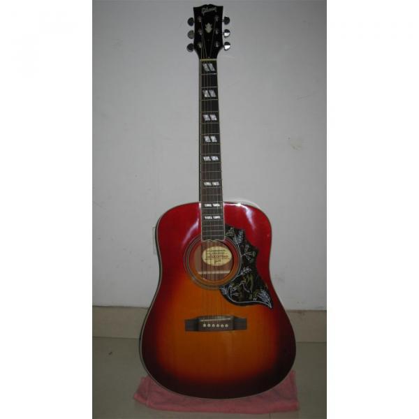 Custom Shop Dove Hummingbird Sunburst Acoustic Guitar #3 image