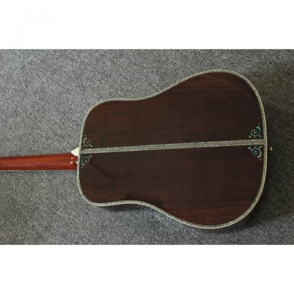 Custom Shop Dreadnought 1833 CMF D45 Matrin Natural Acoustic Guitar Sitka Solid Spruce Top With Ox Bone Nut &amp; Saddler #4 image