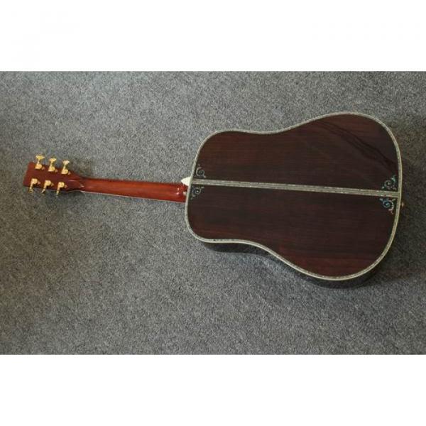 Custom Shop Dreadnought 1833 CMF D45 Matrin Natural Acoustic Guitar Sitka Solid Spruce Top With Ox Bone Nut &amp; Saddler #5 image