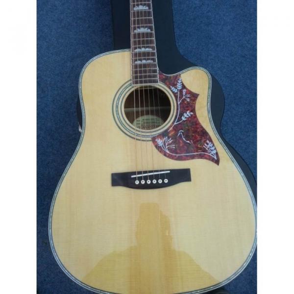 Custom Shop Dove Cutaway Hummingbird Natural Acoustic Guitar #4 image