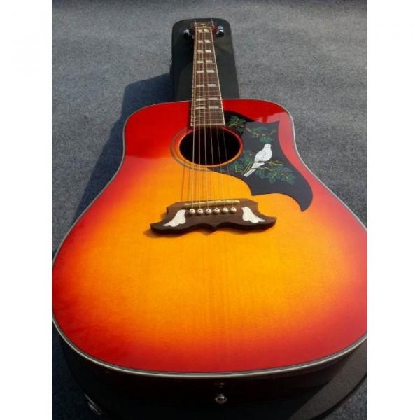 Custom Shop Dove Pro Sunburst Acoustic Guitar #5 image