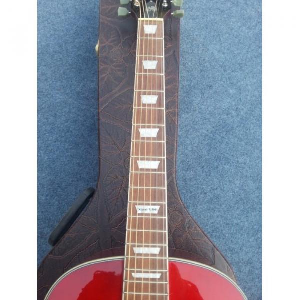 Custom Red Cherry Sunburst J160E Acoustic Guitar #2 image