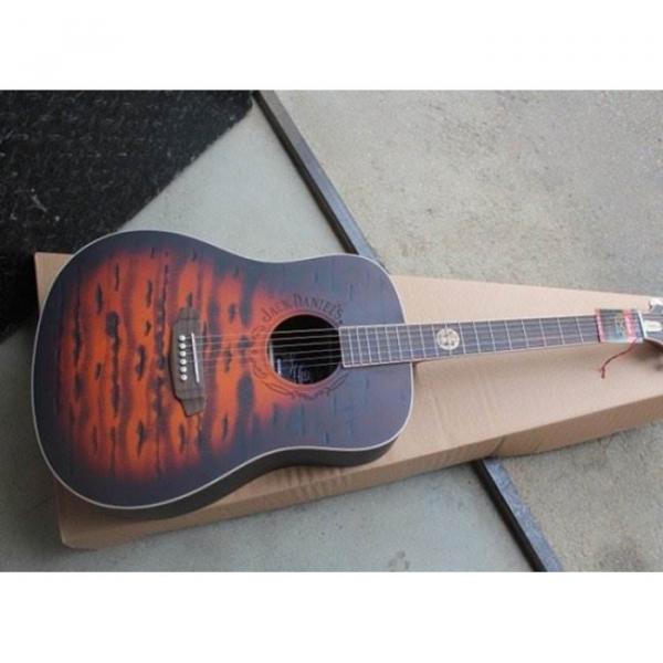 Custom Jack Daniels Tennesse Brown Acoustic Guitar #1 image