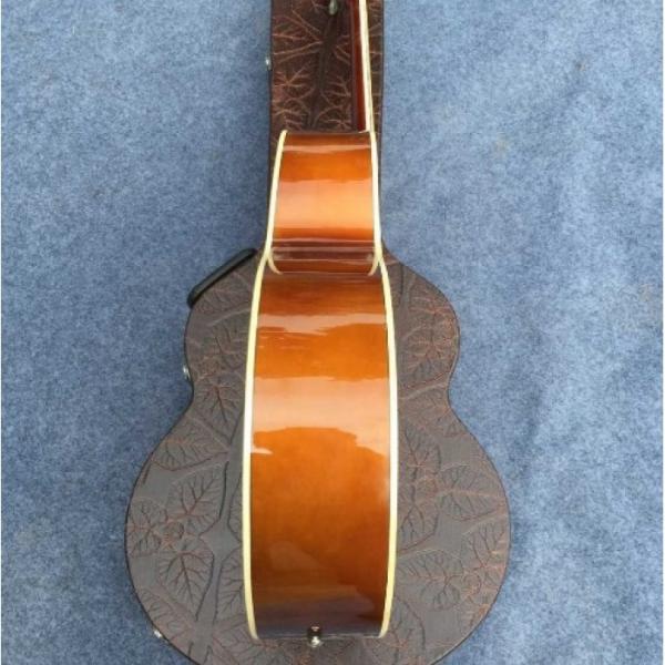 Custom J180 6 Strings Amber Star Inlays Acoustic Guitar #5 image