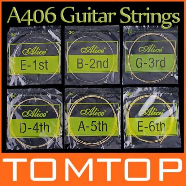 5 Sets Alice A406 Acoustic Guitar Strings #1 image