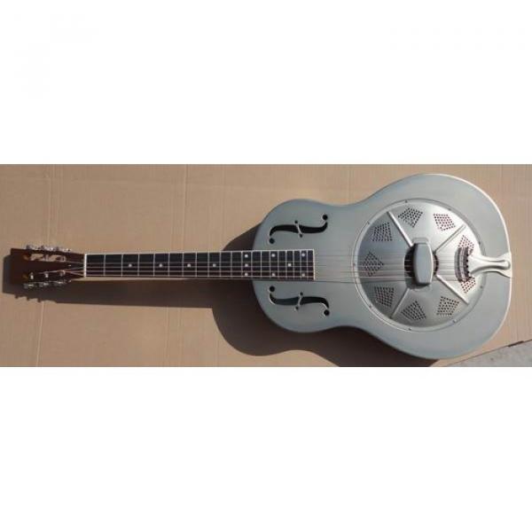 Acoustic Single Cone duolian Steel Body Resonator Guitar #1 image