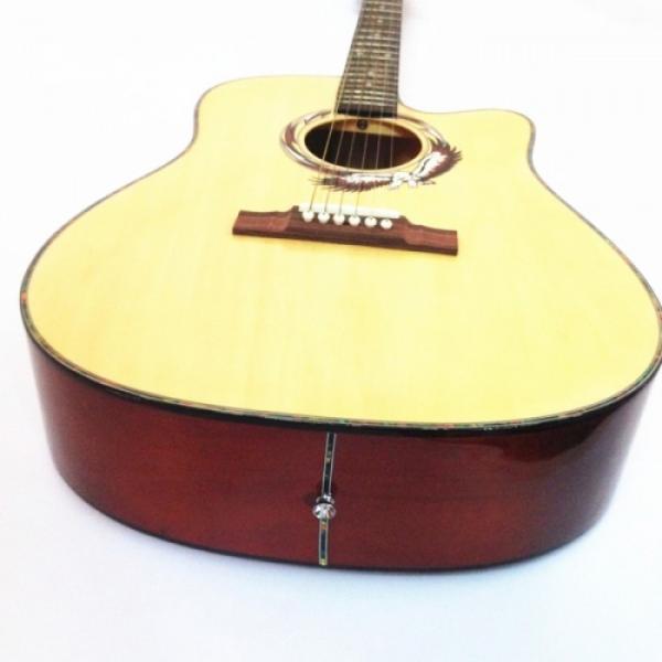 41&quot; Cutaway Philippines Wood Folk Acoustic Guitar #4 image