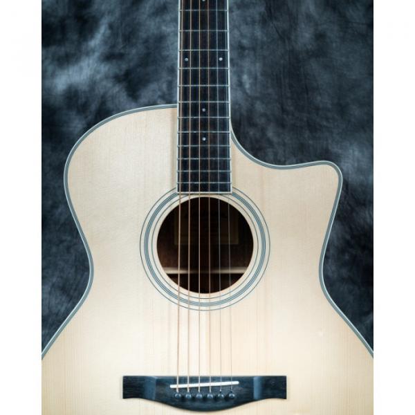 Custom Eastman E8D 41'Non Cutaway Solid Body with Ebony Fingerboard Acoustic Guitar #5 image