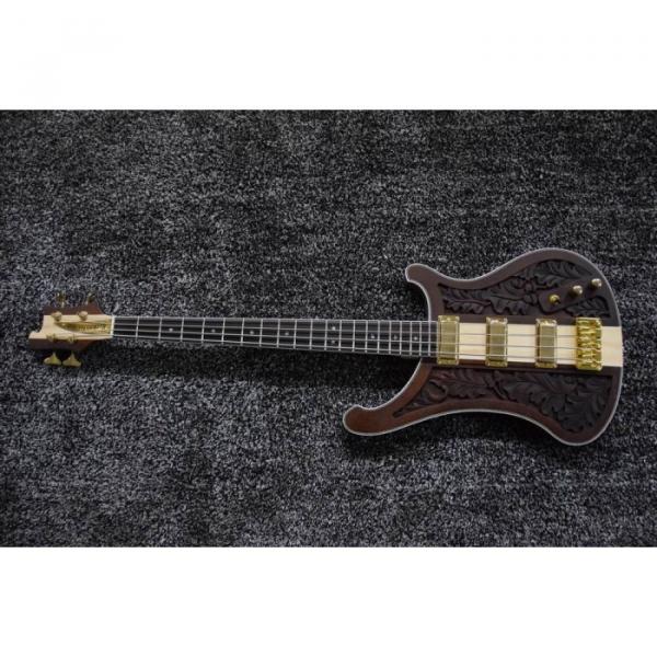 Custom Design Lemmy Kilmister 4003 Brown Matte 4 String Bass #1 image