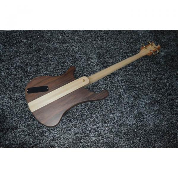 Lemmy Kilmister  Rickenbacker 4003 Matte Carved Natural Bass Back Strap with 5 String Bass Option Ash Wood #2 image