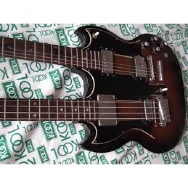 Project Don Felder EDS 1275 SG Double Neck 6 String Guitar 4 String Bass #4 image