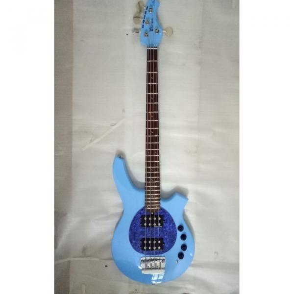 Project  Bongo Music Man Sky Blue 4/5 String Passive Pickups Bass #4 image