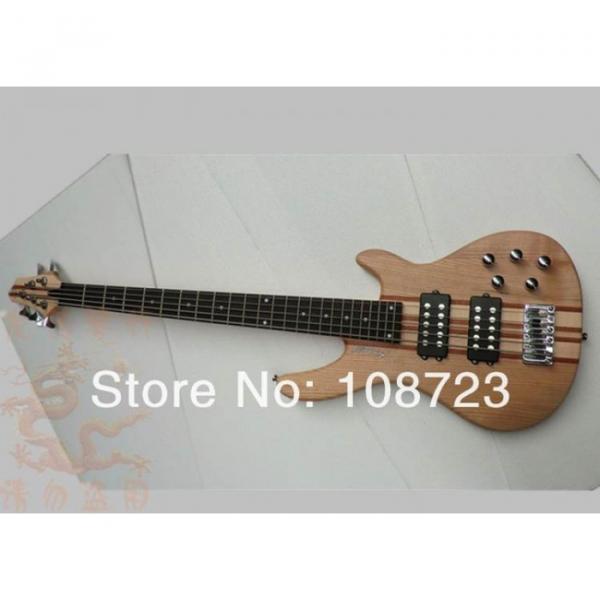 PRO Qulaity 5-String Electric Bass Guitar Ash Wood Thru Neck #2 image