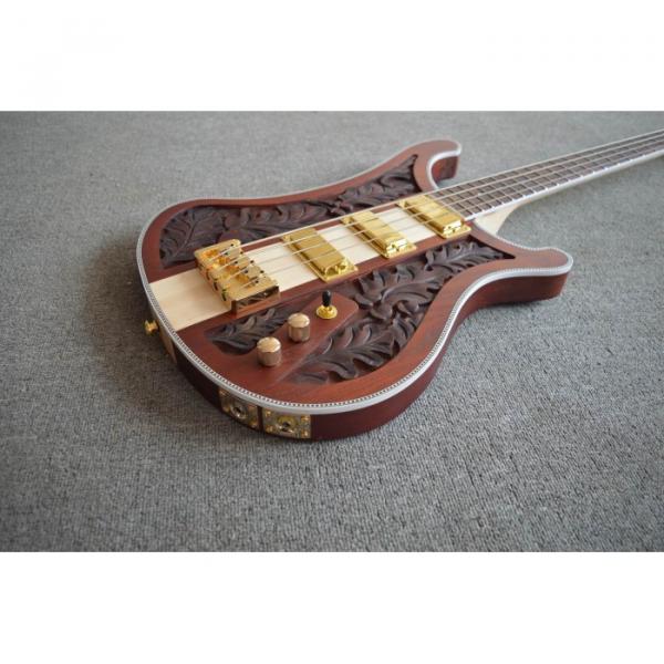 Lemmy Kilmister  Rickenbacker 4003 Matte Carved Natural Ash Bass Back Strap #2 image