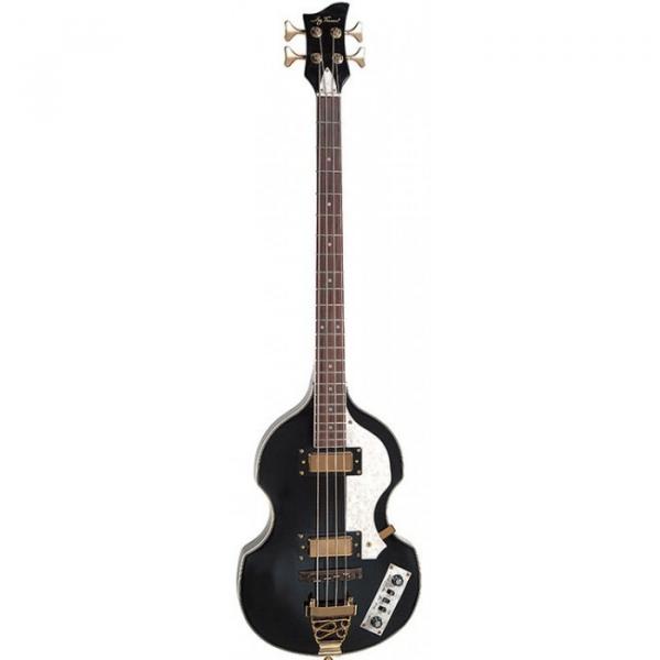 Jay Turser JTB-2B Series Electric Bass Guitar Black #1 image