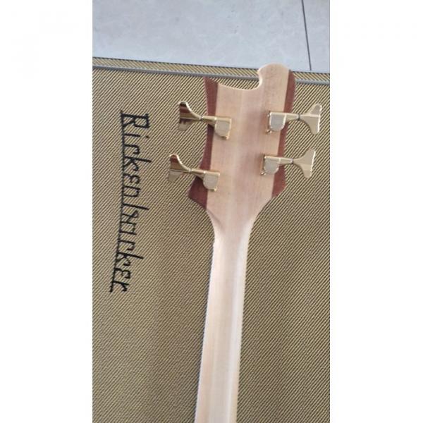 Custom Walnut Body Lemmy Kilmister  Rickenbacker 4003 Matte Carved Natural Bass #2 image
