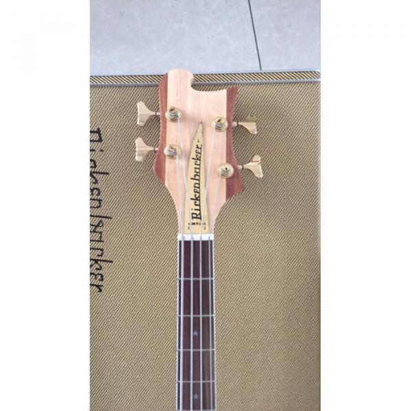 Custom Walnut Body Lemmy Kilmister  Rickenbacker 4003 Matte Carved Natural Bass #5 image