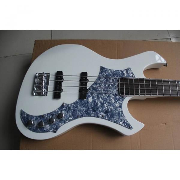 ESP White Custom Electric Bass #1 image