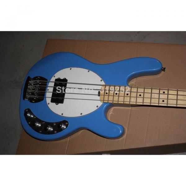 Custom StingRay MusicMan Blue 4 Strings Bass #1 image