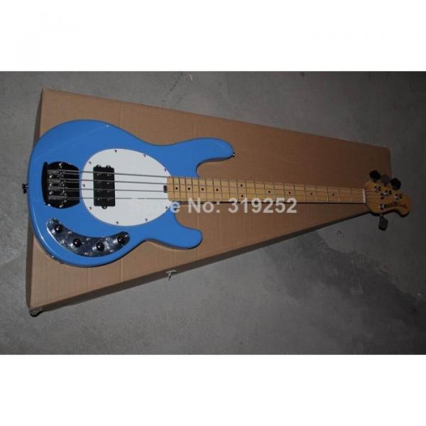 Custom StingRay MusicMan Blue 4 Strings Bass #4 image