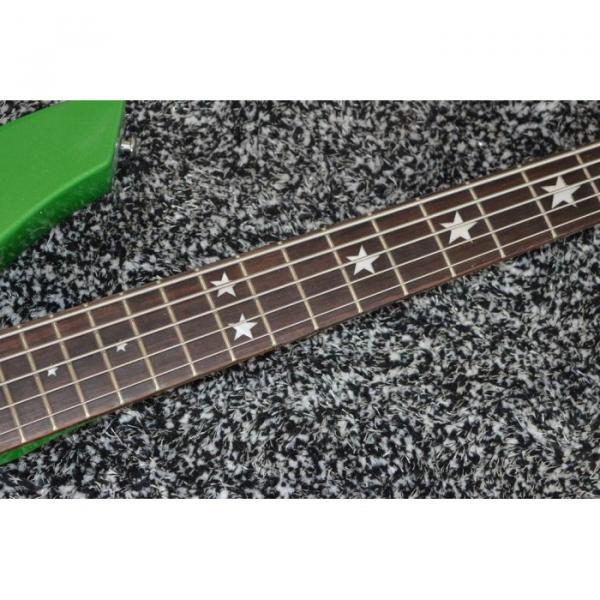 Custom Star Passive Pickups Bongo Music Man Green 5 Strings Bass #2 image