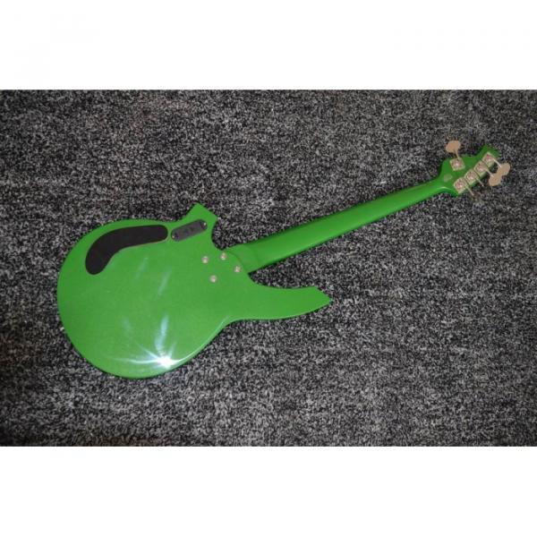 Custom Star Passive Pickups Bongo Music Man Green 5 Strings Bass #4 image