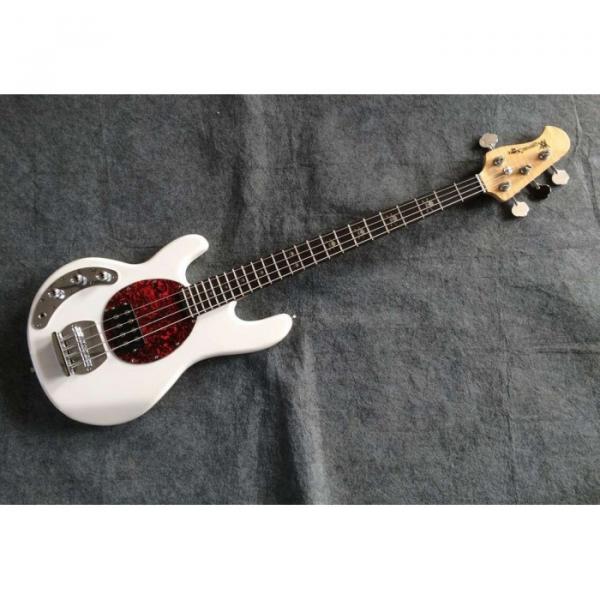 Custom Shop White Music Man StingRay 4 Left Handed Bass #1 image